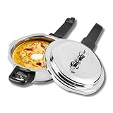Vinod P-Mini Splendid Stainless Steel Sandwich Bottom Pressure Pan, Mini