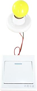 shamjina Acenda acessórios de placa ocupado brinquedo montessori brinquedos de viagem habilidades motoras finas aprendizagem precoce educacional para presentes, Luz Amarela