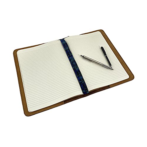 Image of Hide & Drink, Journal Cover Compatible with Moleskine XL (7.5 x 9.75 in) with Strap, Refillable Case, Personal Planner, Full Grain Leather, Handmade Office & Work Essentials, Old Tobacco