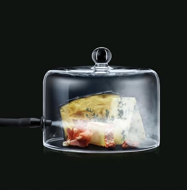 Breville Commercial CSM018 Glass Cloche for Smoking Gun Pro CSM700, 7 Inch Diameter, Clear Glass