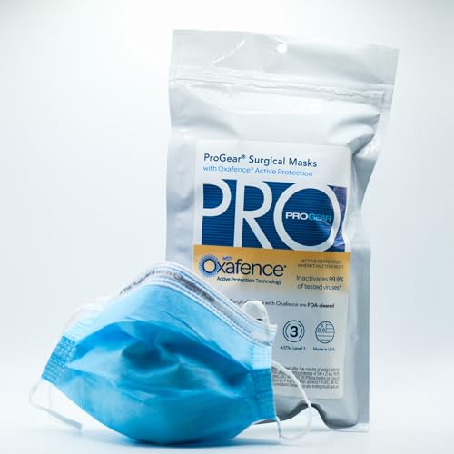 Image of Face Mask - Inactivates 99.9% of Tested Viruses*, FDA-Cleared, ASTM Level 3 - Pouch (12 Masks)