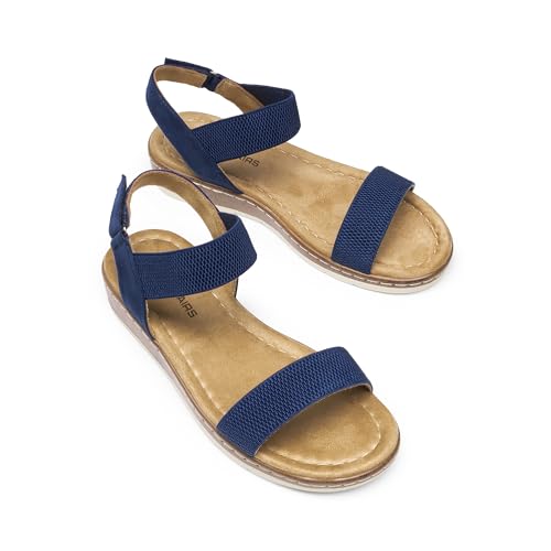 Image of DREAM PAIRS Women's Low Wedge Casual Sandals