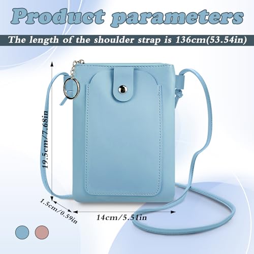Small Crossbody Bags for Women, PU Leather Cell Phone Bag Wallet Purse with Zipper for Working Shopping2