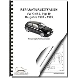 vw golf 3 klimaanlage nachrüsten  VW Golf 3 Typ 1H 1991-1999 Heizung Belüftung Klimaanlage Reparaturanleitung