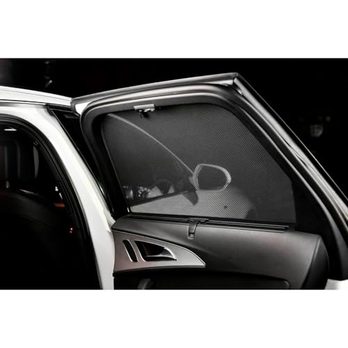 CAR SHADES Satz kompatibel mit BMW X1 & iX1 (U11) 2022- (6-teilig), Schwarz