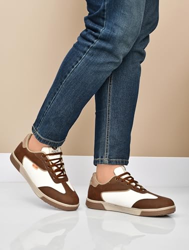 Image of HEALTH FIT Softest Cushioned Sneakers Supreme Comfort Fashion Sneakers for Men's Low Top Sneakers Sophisticated Style Versatile Design 149