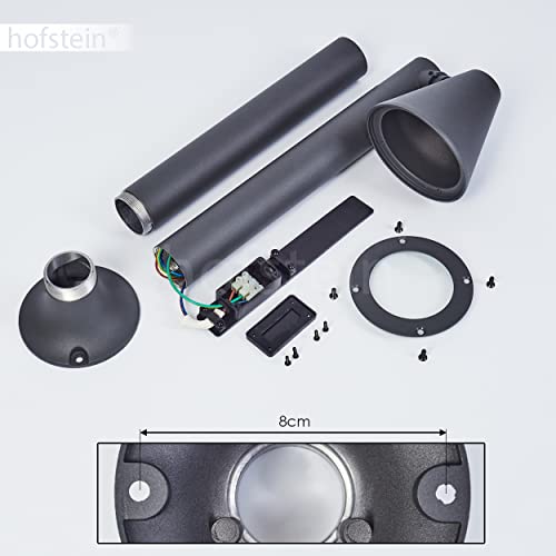Lampe extérieur Milond spot orientable réglable métal anthracite GU10