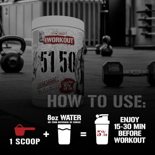 Image of 5% Nutrition Rich Piana 5150 High Stim Pre-Workout Powder | Extreme Energy, Focus, Pumps & Endurance | 400 mg Caffeine, Citrulline, Beta Alanine, N-Acetyl L-Tyrosine | 30 Srvgs (Wildberry) | Extreme Energy, Focus, Pumps, Endurance | 400mg Caffeine, Citrulline, Beta Alanine, N-Acetyl L-Tyrosine, Alpha GPC, Huperzine