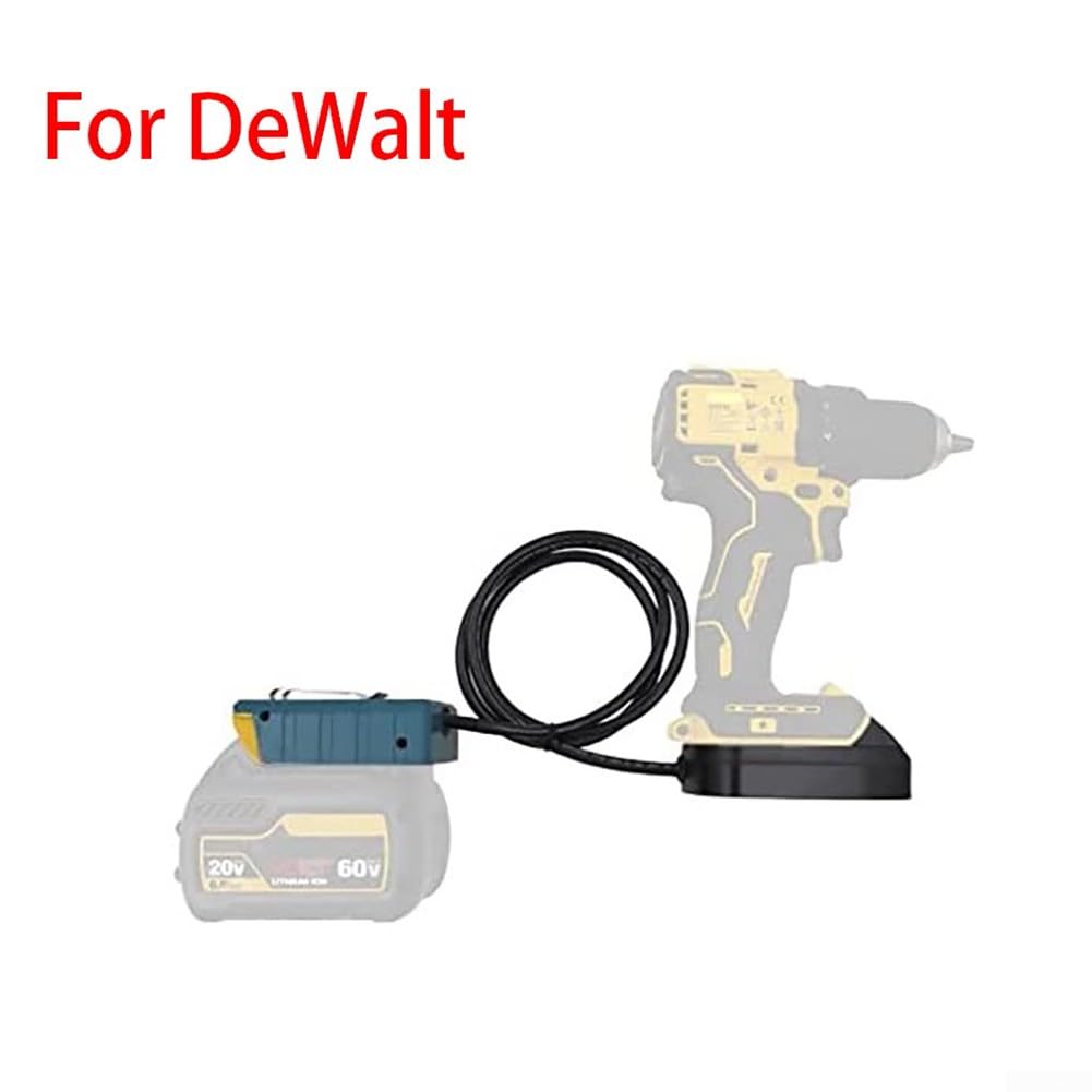 Adattatore Convertore Batteria Per Batteria Agli Ioni Di Lio Maka/ Dewalt/Milwaukee/Bosch/Ryobi 18V Per Aspirapolvere Dyson V6 V7 V8 - Foto 5