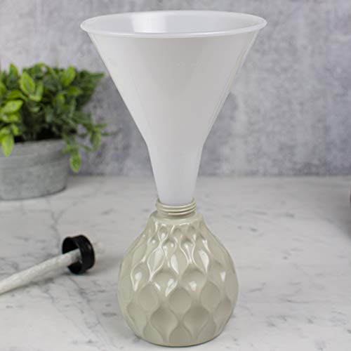 Hutzler Plastic Funnel, 32-Ounce Wide, Natural #TOP2