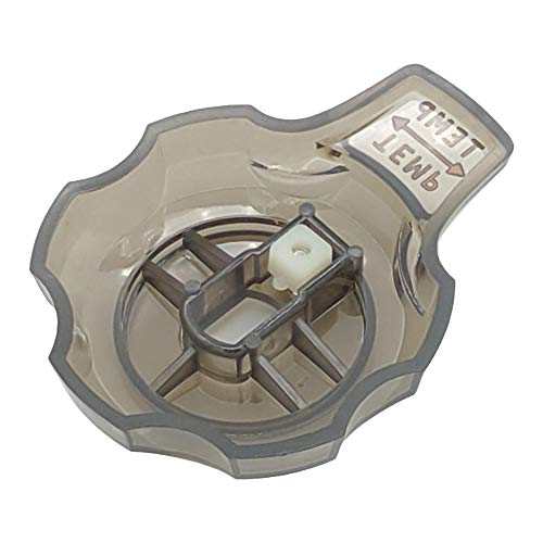 Avalon Temperature Control Handle for Tub and Shower Mixet Faucets, Temperature Control Knob, Smoke
