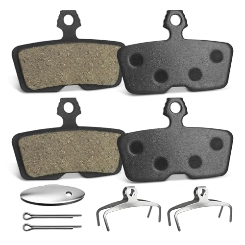 für SRAM DB8 Bremsbeläge Scheibenbremsbeläge - Fahrradbremse Beläge für SRAM Code R Guide RE G2 RE Fahrrad Bremsbeläge mit Justierplatte Einfache Montage Robust Langlebig für MTB & E-Bikes 2 Paar