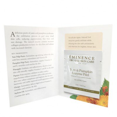 Eminence Yam & Pumpkin Enzyme Peel Sample Pack of 6 - 0.10 fl oz Packets