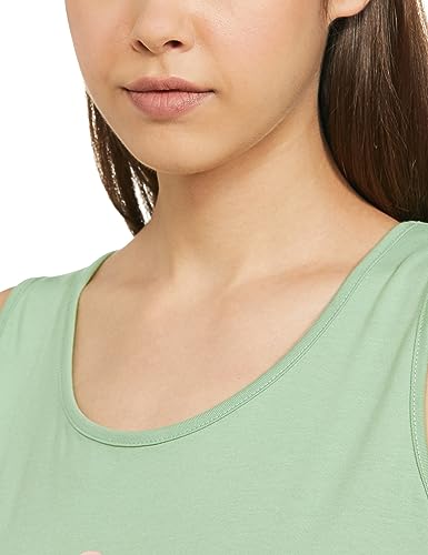 Image of Amazon Brand - Symbol Women's Cotton Regular Fit Sleveless Top and Jogger Night Suit (Night Wear | Lounge Wear Set) (Available in Plus Sizes)