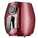 ZENGQIANGJING Powietrze Frytkownica 1200W 110V-240V 4L Piekarnik cyfrowy, Kontrola temperatury smażenia bez kijów automatycznie zamyka duża ilość naftowa Duża pojemność Niski tłuszcz Zdrowie, Czerwony