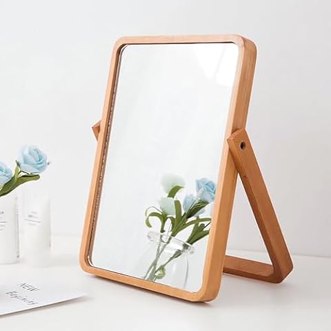 ZOROSY Wood Table Vanity Makeup Mirrors Cover