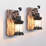 TIGKHAE Wood-and-Glass Sconces