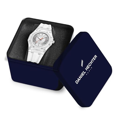 Image of Daniel Hechter Paris Montparnasse Collection Analog Watch for Men with Roman Indices, Octagone Dial and Silicon Strap-DHM1006
