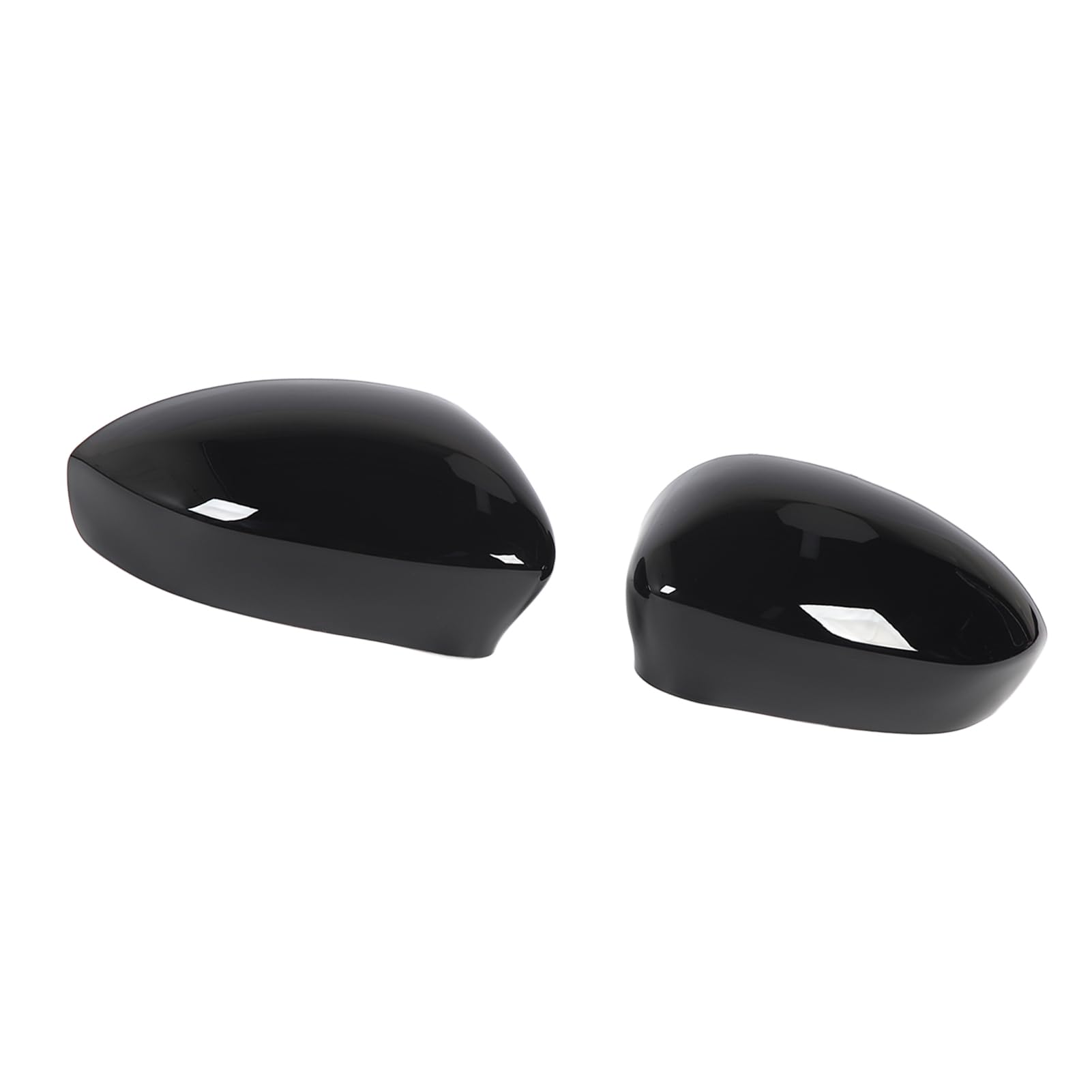 Copertura Specchietto Retrovisore, Sostituzione Protezione Alloggiamento Specchietto Retrovisore Porta Laterale per Fiat 500 Dal 2007 Al 2020, Protezione Tappo Retrovisore (nero