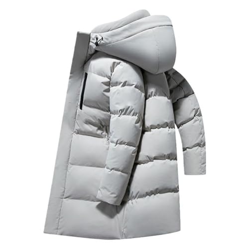 Abrigo largo de plumón para hombre diseño acolchado sofisticado de invierno