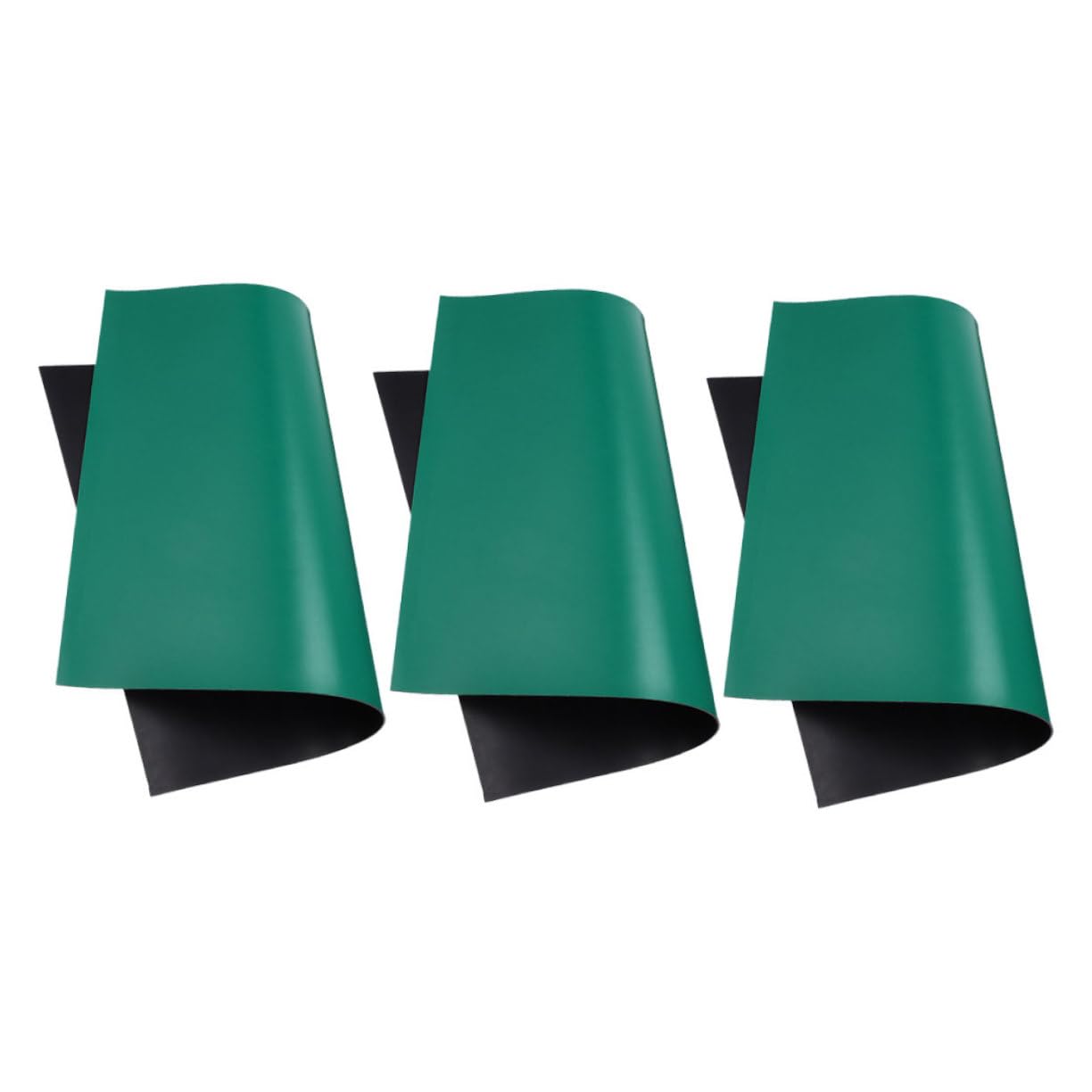Unomor 3 Pack Large Heat Resistant Anti-Static Soldering Mat 30x40cm Work Bench Mat for Repair Rubber Soldering Pad Grounding m