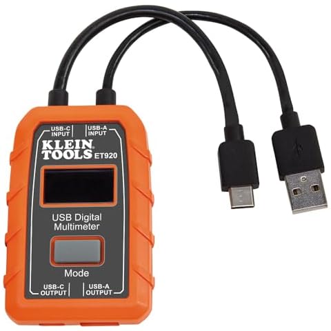 Klein Tools ET920 USB Power Meter for Voltage and Current Cover