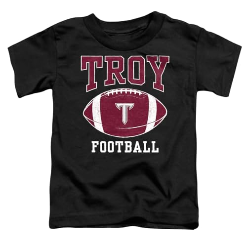 Troy University Football Ball Kids T Shirt for Toddler Boys and Girls