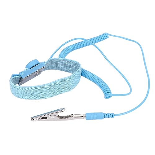 Image of Leadigol 5PCS Antistatic Wrist Strap,Adjustable ESD Wrist Band Reusable Anti Static ESD Wrist Strap Discharge Band