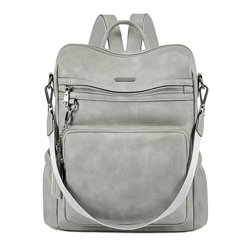 CLUCI Backpack Purse for Women Large Womens Leather Travel Fashio...