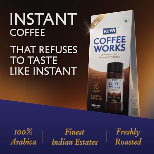 Image of Keya Instant Coffee Sachets (Pack of 5) | Freshly Roasted Barbara Estate Coffee | Bold & Strong Taste | Convenient On-the-Go Packs