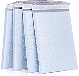 XCGS 10.5x16 Inch Harsh Blue Padded Bubble Mailers Pack of 25 Padded Bubble Envelopes #5 Self Sealing Bubble Mailing Envelope Bags for Shipping and Packaging (Usable Size: 10.5x15')