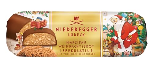 NIEDEREGGER Christmas Loaf Speculoos Marzipan, 125 GR