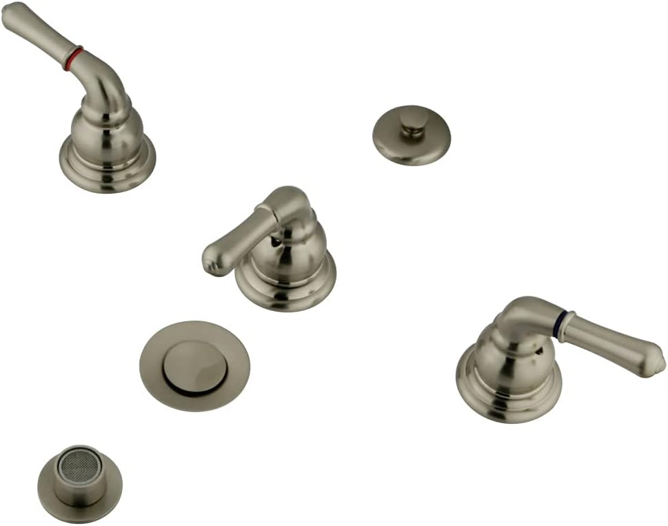 Kingston Brass KB328FL Royale Bidet Faucet, Brushed Nickel - - 
