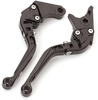 Miniatura 34 de FXCNC Billet Folding Extendable Adjustable Brake Clutch Levers Compatible with Raptor YFM660 01-04, TTR125L/LE/LW 00-16, Banshee 350 02-06