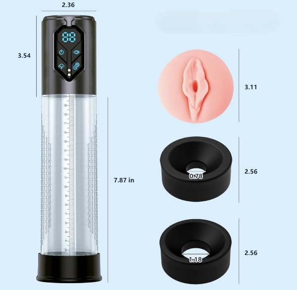 Electric Male Masturbation Pump with Training Pressure and Suction Modes GQ79585