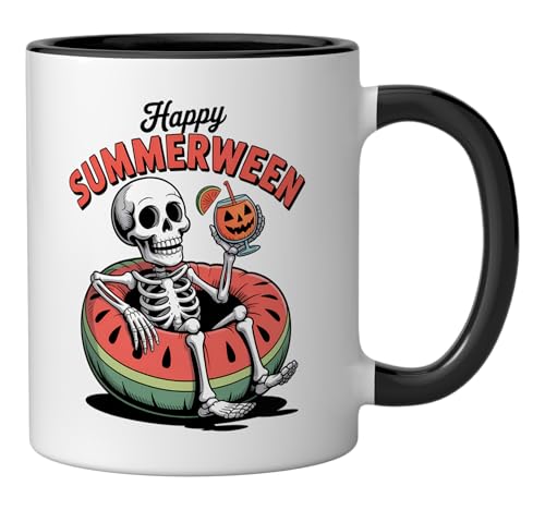 Taza de cerámica temática Halloween verano 11 oz miniatura 2