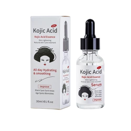 Kojic Acid Essence Serum for Radiant Complexion – Hydrating Facial Essence with Ceramide and...