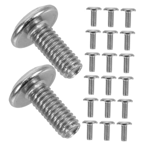 jojofuny 100個入り機械ネジ:電気壁ソケット用家庭用修理家具キャビネットドアと引き出し用なべ頭ネジボルト