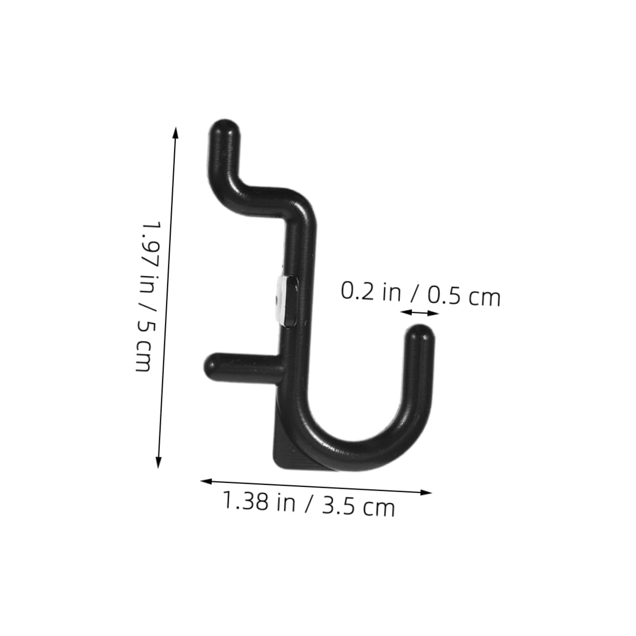 FELTECHELECTR 100pcs Heavy Duty Pegboard Hooks Assortment Wall Storage Organizer j Hooks for Tools Garage Laundry Room