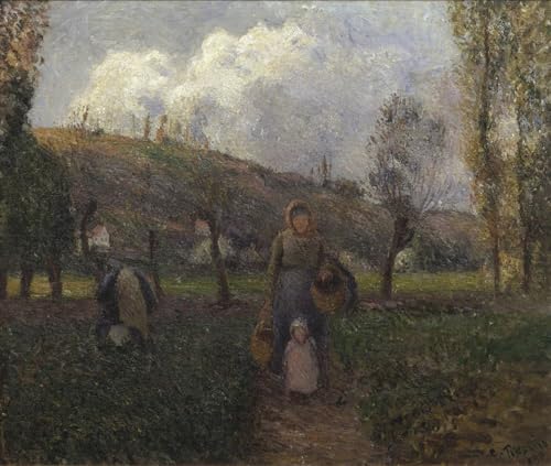 Tableau Toile d'Art Camille Pissarro reproduction haut de gamme le retour des champs