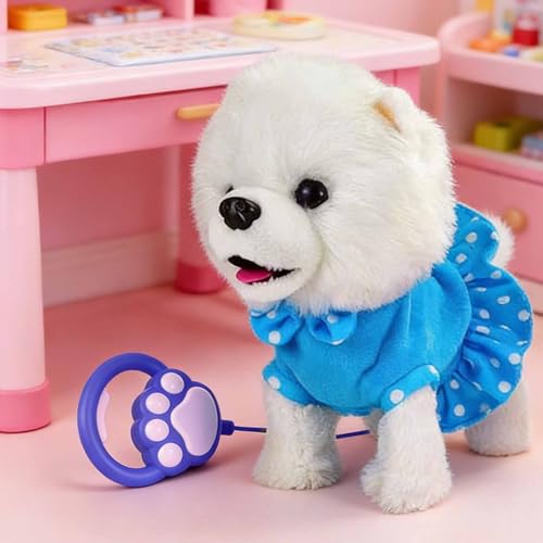 Jouets chiens qui marchent et aboient : peluche interactive de salon - 3