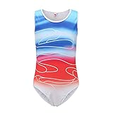 Kql Boys Gymnastics Leotards One-piece Dancing Tumbling Practice Athletic Leotards 4-10Years