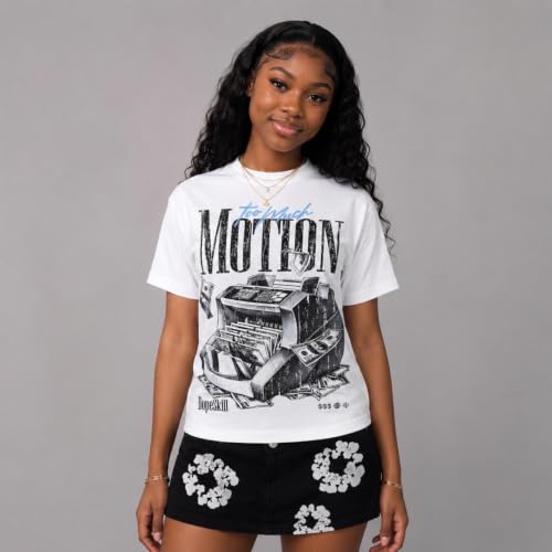 Image of DopeSkill Graphic Tee Streetwear Hip Hop Hypebeast Unisex T-Shirt Sneaker Colour Matching Shirts Rapper Mouth