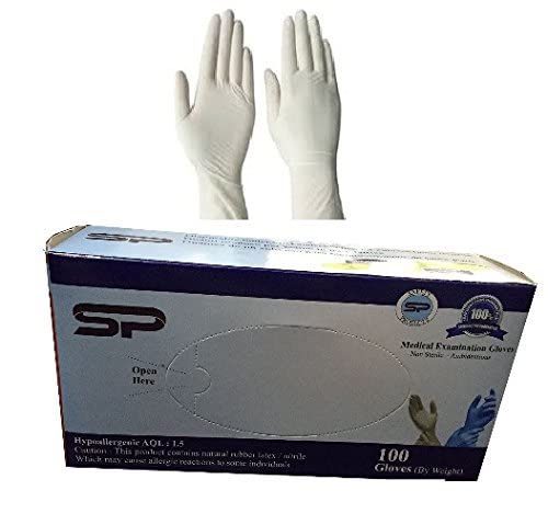 Safety Products SP Gloves White Unisex Medium, 100 pieces (B09SG5NW8H) Amazon Price History, Amazon Price Tracker