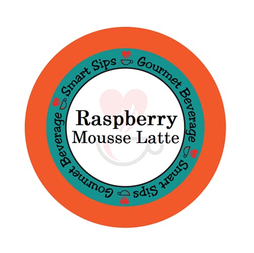 Smart Sips, Raspberry Mousse Latte, Gourmet Latte Pods For Keurig K-Cup Brewers, 24 Count #TOP7