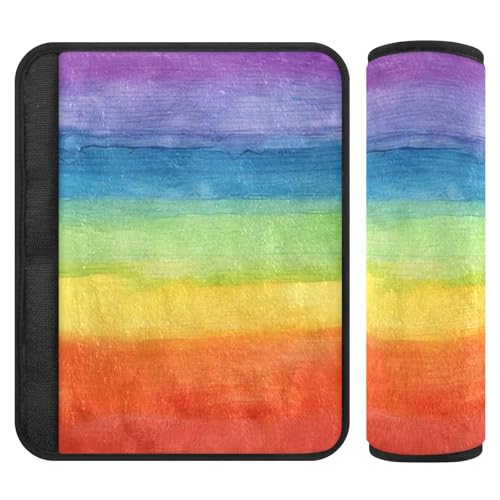 senya Rainbow Seat Belt Cover Shoulder Pads (2 Pack)