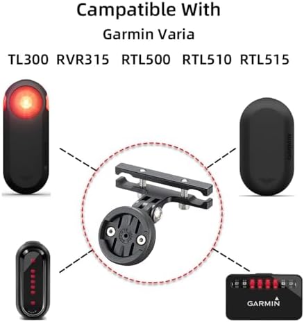 Radar Bike Mount for Garmin Varia Rtl510 515 TL300 and Garmin Varia Rearview Radar Tail Light. Saddle Bicycle Mount — view 2