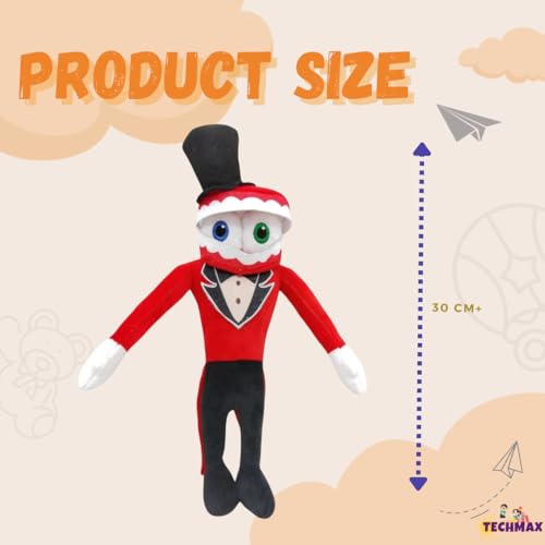 Image of Ring Master Circus Plush Toy Stuffed Animal Plushie Doll Stuffed Plushie Doll Toys Collectible Gifts for Kids Fans Adults Birthday