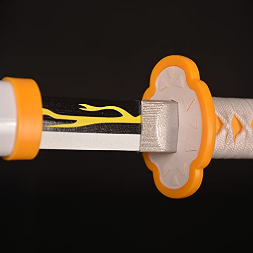 SV Handmade Anime Sword Cosplay Agatsuma Zenitsu Sword Katana 31 inches，Collectible Gifts - Thumbnail 3