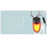 ★ [Mantenga sus manos calientes] El mouse está alimentado por la seguridad del USB y se puede usar en cualquier sistema informático, que evite efectivamente que sus dedos sean rígidos en invierno y protegen sus manos. Creamos la almohadilla con calefacción (60 * 36 cm) + Conjunto de ratones con calefacción para la consideración de los clientes.